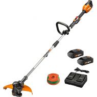 Worx String Trimmer Cordless, Edger 40V Power Share Weed Trimmer 13