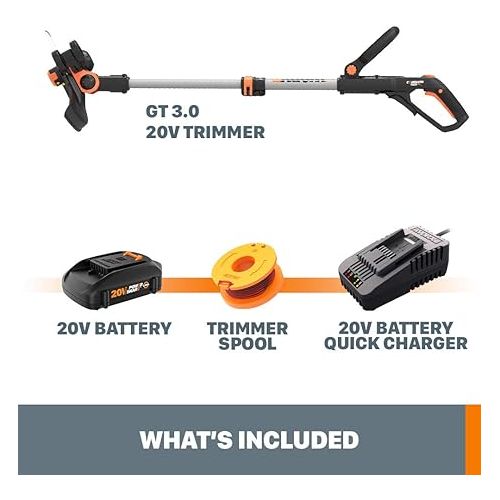  WORX 20V GT 3.0 (1) Battery & Charger Included