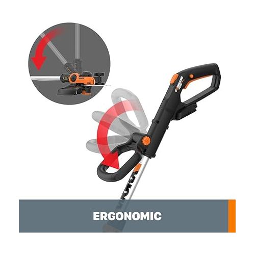  Worx String Trimmer Cordless 3.0 20V PowerShare 12