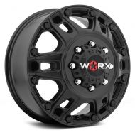 WORX Worx 803SB Beast Dually Satin Black Wheel with Painted (17 x 6.5 inches /8 x 6 inches, 129 mm Offset)