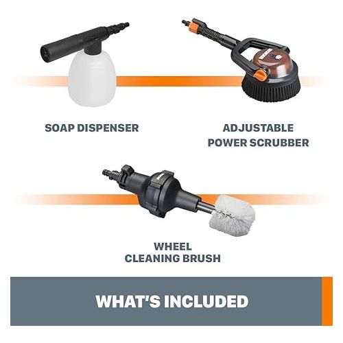  WORX Hydroshot Auto/Boat Cleaning Accessory Kit - WA4071