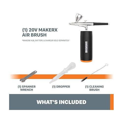  Worx MAKERX WX742L.9 20V Air Brush (Tool Only)
