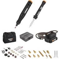 Worx MAKERX WX988L 2pc Crafting Tool Combo Kit - Rotary Tool + Wood & Metal Crafter