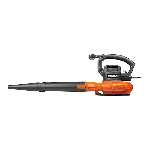  Worx WG518 12 Amp 2-Speed Electric Leaf Blower/Mulcher/Vacuum