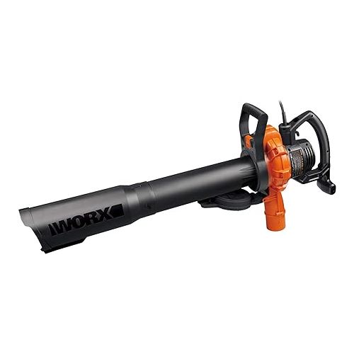  Worx WG518 12 Amp 2-Speed Electric Leaf Blower/Mulcher/Vacuum