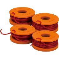 WORX WA0047 4-Pack String Trimmer Replacement Line, Orange