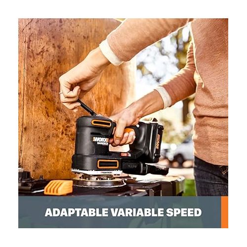  Worx WX820L 20V Power Share Sandeck 5-in-1 Cordless Multi-Sander (Battery & Charger Included)