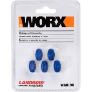 WORX WA0198 Landroid 5-Piece Outdoor Rated Wire Connectors, Blue