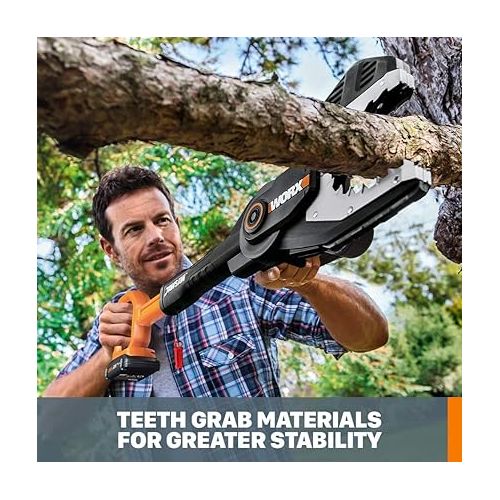  Worx 20V JawSaw Cordless Chainsaw Power Share - WG320 (Battery & Charger Included)