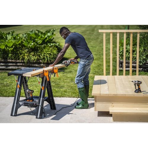  WORX WX051 Pegasus Folding Work Table & Sawhorse