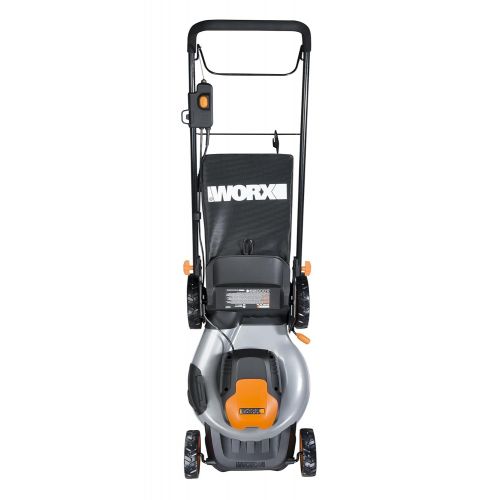  WORX WG720 Electric Lawn Mower, 19, Orange