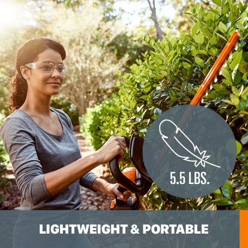  WORX WG261 20V Power Share 22 Cordless Hedge Trimmer (Battery & Charger Included)