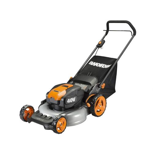  WORX WG751 40V 19 Cordless Lawn Mower, 2 Batteries and Charger Included