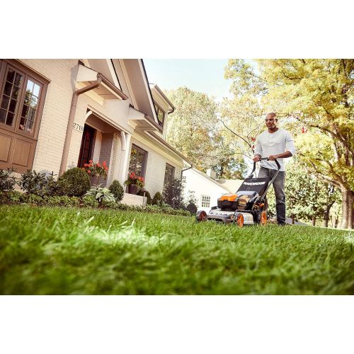  WORX WG751 40V 19 Cordless Lawn Mower, 2 Batteries and Charger Included