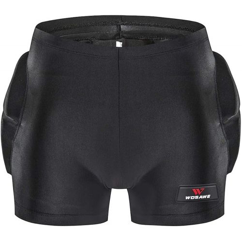  WOSAWE Youth Protective EVA Padded Shorts Hips Tailbone Protector Skating Skiing Impact Pad