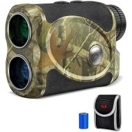 WOSPORTS Hunting Rangefinder, 800 Yards Laser Range Finder with Bow Hunting Mode (Angle, Height, Horizontal Distance) Scanning, Speed Mode for Archery Hunter, Free Battery, Carrying Case