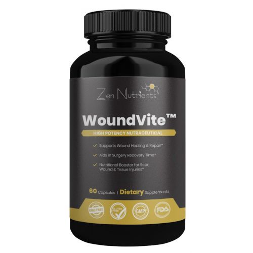  WOUNDVITE WoundVite - Wound Healing Supplement - #1 Wound, Scar, Post-Surgical Repair Formula - 100%...