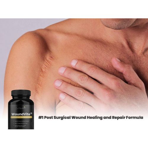  WOUNDVITE WoundVite - Wound Healing Supplement - #1 Wound, Scar, Post-Surgical Repair Formula - 100%...