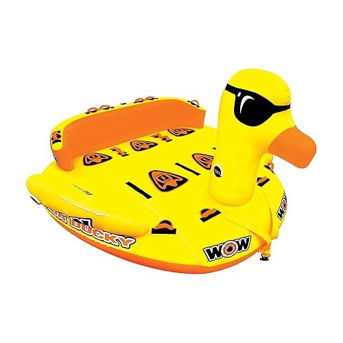  WOW Sports Ducky Towable Deck Tube for Boating 1-5 Person Options
