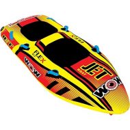 WOW Sports Jet Boat 1 2 or 3 Person Inflatable Towable Cockpit Tube for Boating, 17-1030