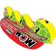 WOW Sports - Dragon Inflatable Cockpit Tube - Towable Boating Accessory for Kids & Adults - Holds up to 3 Riders