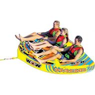 Wow Sports - Macho Combo Towable Tube for Boating - Multiple Riding Positions - 1-3 Person 510 lbs Capacity - Inflatable Boat Tube - Youth & Adults