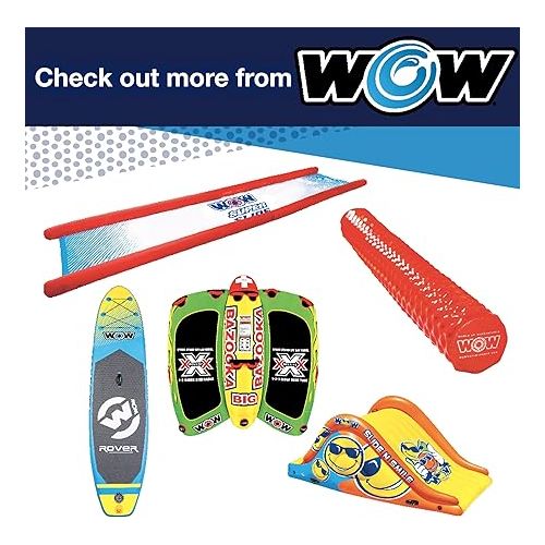  WOW Sports Tow Bobber Towable, Tow Rope for Boat Tube, 1- 4 Persons