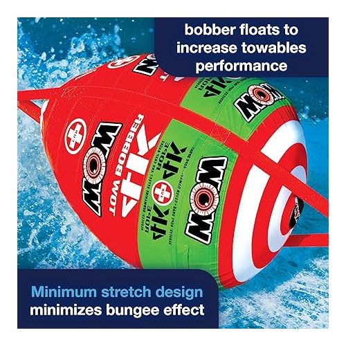  WOW Sports Tow Bobber Towable, Tow Rope for Boat Tube, 1- 4 Persons