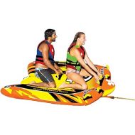 Wow Sports - Bolt Inflatable Towable Tube - 1-4 Riders - Perfect for Kids & Adults - Soft Top Deck Tube