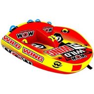 Wow Watersports Wild Wing Towable, 1 to 2 Person and Tow Rope Bundle