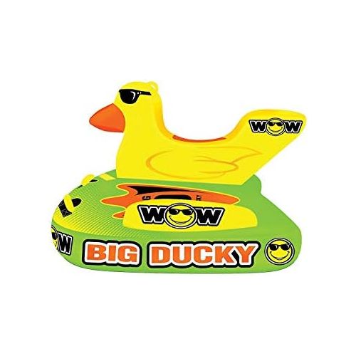  [아마존베스트]WOW Sports WoW Watersports 18-1140 1 to 3 Person Towable, Big Ducky, Sit, Stand Kneel or Lay Down