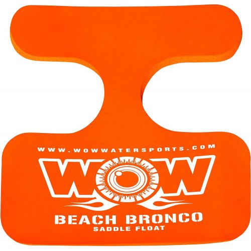  WOW Sports WOW World of Watersports Beach Bronco 1 Person Floating Pool Seat Saddle Float, Orange, 14-2120