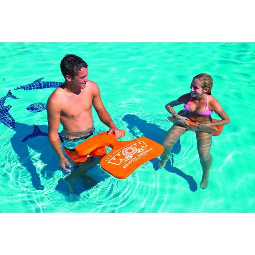  WOW Sports Wow World of Watersports Beach Bronco Floating Pool Seat, Saddle Float