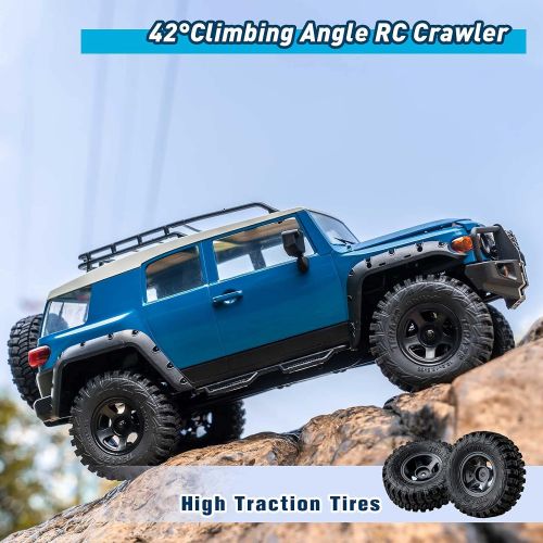  WOWRC EAZYRC 1 :18 Triton RC Crawler RC Car Remote Control Car RTR 5km/h 30 Min Run Time Vehicle Models with Intelligent Lighting 3-Ch 2.4GHz Transmitter for Adults Kids