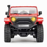 WOWRC x RocHobby RC Crawler,1/18 Scale RC Rock Crawler 4x4, RTR Off Road RC Truck Cars for Adults, Waterproof All Terrain RC Crawler Kit with Battery Charger, Fire Horse