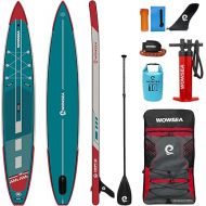 Swift S2 Inflatable Paddle Board, Exploring and Stable SUP Board, Sport & Racing Paddle Board with Action Camera Mount, Nice iSUP Board for Aquatic Exercise and Professional Paddlers (14')