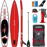 Inflatable Paddle Boards, Touring and Stable Paddleboard, Racing & Exploring Standup Board with Accessories Kit, Nice Choice for Aquatic Exercise and Professional Players