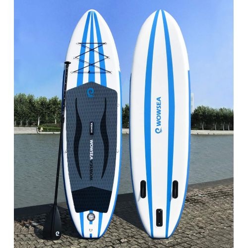  WOWSEA AN14/15 Surfboard aufblasbar Paddle Paddle Board, aufblasbar mit-Groesse 305/335 x 81 x 15 cm