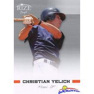 WOWZZer Christian Yelich 2012 Leaf Rize Draft EXCLUSIVE ROOKIE Card in MINT Condition! Shipped in Ultra Pro Toploader to Protect it! Awesome Rookie Card of Milwaukee Brewers MVP Home Run S