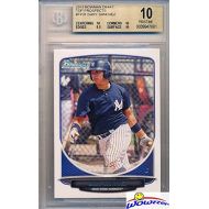 WOWZZer Gary Sanchez 2013 Bowman Prospects ROOKIE Graded BGS 10 PRISTINE! Awesome SUPER DUPER HIGH GRADE Rookie of New York Yankees Young Superstars Slugger! Shipped in Ultra Graded Card S