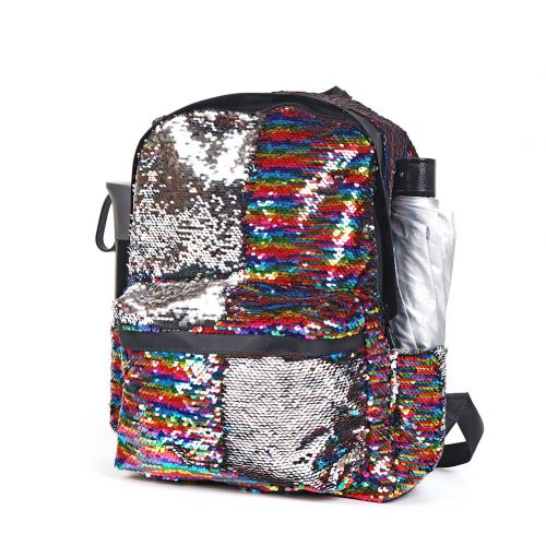  WOYYHO Magic Reversible Sequin Backpack,Sparkly Lightweight Back Pack for Girls and Boys, 17(H)12¼(L)4¾(W) …