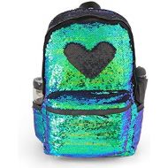 [아마존베스트]WOYYHO Magic Reversible Sequin Backpack,Sparkly Lightweight Back Pack for Girls and Boys, 17(H)12¼(L)4¾(W) …