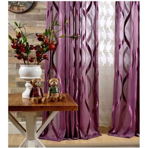  WPKIRA European Embroidered Floral Sheer Curtains Half Shading Screens Rod Pocket Sheer Curtains Bedroom Window Curtain Drapes Room Divider Tulle Sheer 1 Panel W75 x L96 inch