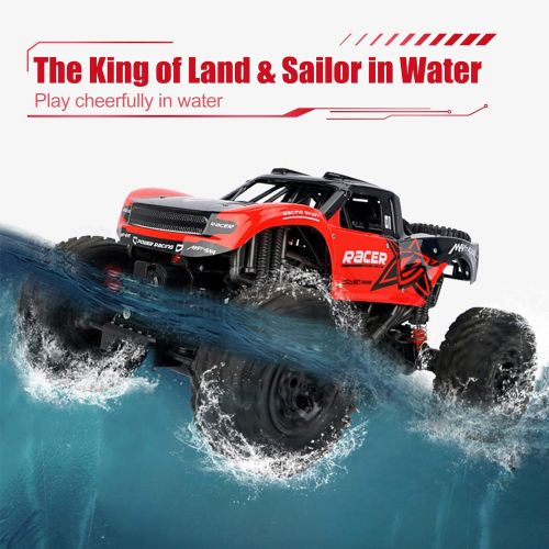  WQ RC Cars 1：12 Scale Remote Control Car,Super Load-Bearing 4WD Off Road Waterproof All Terrain Rc Truck with Two Rechargeable Batteries for Adults Kids