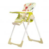 WQZZz-Highchairs Baby Multi-Function Eating Chair Foldable Height Adjustable High Chair and Travel Booster Seat | Five-Point Seat Belt