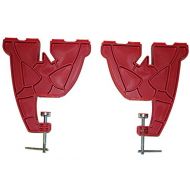 WSD Ski Snowboard Vise Tuning Vise Ski Snowboard Tune Vise Set Pair Red New