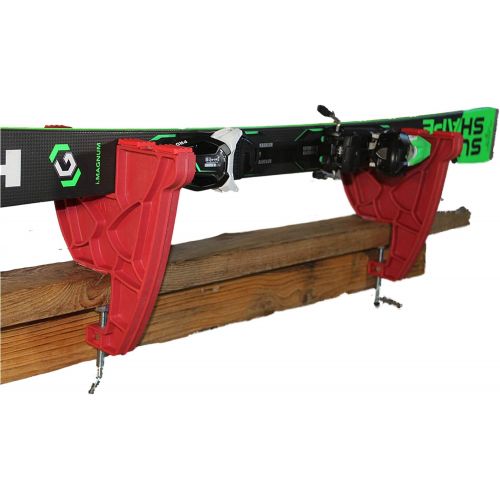  WSD Ski Snowboard Vise Tuning Vise Ski Snowboard Tune Vise Set Pair Red New