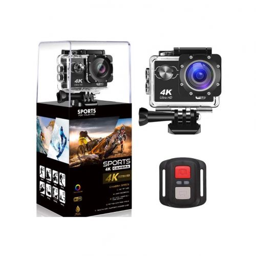  WSJ Underwater Sports Camera, WiFi Waterproof Camera, 173 Degree Wide Viewing Angle, 2 Inch LCD Screen, 2.4G Remote Control  20 Accessory Kits