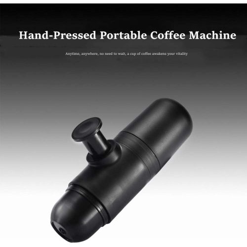  WSSBK 70ml Mini Coffee Machine Portable Manual Coffee Maker Pressure Espresso Coffee Maker Handheld Espresso Maker for Home Traveller