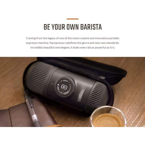  WSSBK Portable Espresso Machine, Upgrade Version of 18 Bar Pressure, Extra Small Travel Coffee Maker